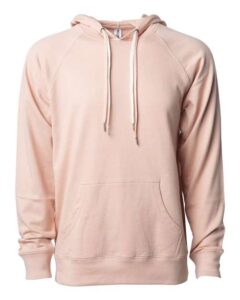 Independent Trading Co. SS1000 Unisex Icon Lightweight Loopback Terry Hooded Sweatshirt – Rose