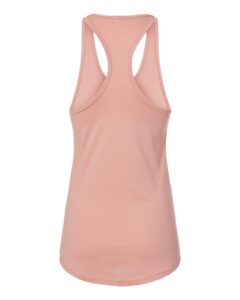Next Level 1533 Women’s Ideal Racerback Tank – Desert Pink (back)