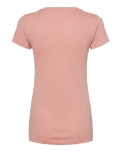 Next Level 1540 Women’s Ideal V-Neck Tee – Desert Pink (back)