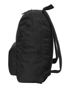 Liberty Bags 7709 16″ Basic Backpack – Black (side)