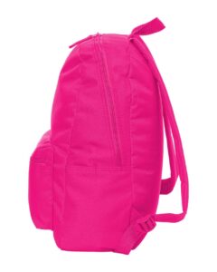 Liberty Bags 7709 16″ Basic Backpack – Hot Pink (side)