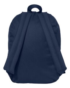 Liberty Bags 7709 16″ Basic Backpack – Navy (back)