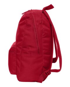 Liberty Bags 7709 16″ Basic Backpack – Red (side)