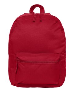 Liberty Bags 7709 16″ Basic Backpack – Red