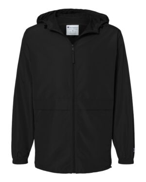 Champion CO125 Unisex Full-Zip Anorak Jacket – Black