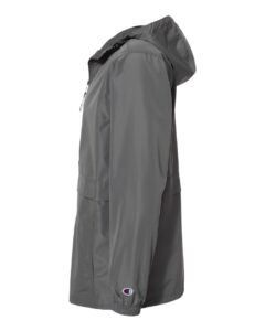 Champion CO125 Unisex Full-Zip Anorak Jacket – Graphite (side)