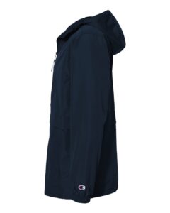 Champion CO125 Unisex Full-Zip Anorak Jacket – Navy (side)