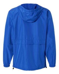 Champion CO125 Unisex Full-Zip Anorak Jacket – Royal Blue (back)