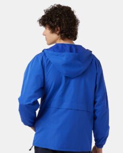 Champion CO125 Unisex Full-Zip Anorak Jacket – Royal Blue (on model back)