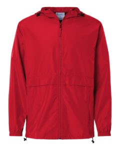 Champion CO125 Unisex Full-Zip Anorak Jacket – Scarlet