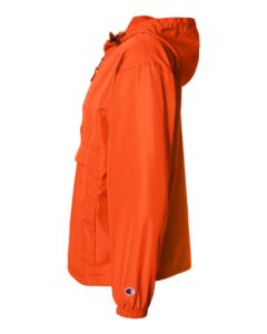 Champion CO200 Unisex Packable Anorak Jacket – Orange (side)