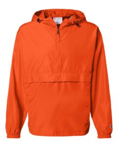 Champion CO200 Unisex Packable Anorak Jacket – Orange