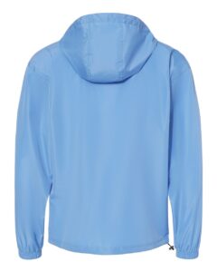 Champion CO200 Unisex Packable Anorak Jacket – Light Blue (back)
