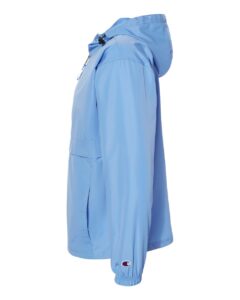 Champion CO200 Unisex Packable Anorak Jacket – Light Blue (side)