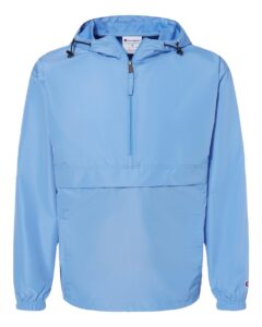 Champion CO200 Unisex Packable Anorak Jacket – Light Blue
