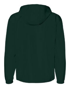 Champion CO200 Unisex Packable Anorak Jacket – Dark Green (back)