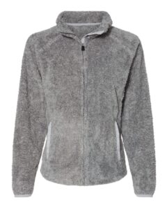 J. America 8463 Women’s Boundary Shag Frosty Sherpa Full-Zip