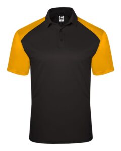 C2 Sport 5903 Men’s Sport Polo – Black/ Gold