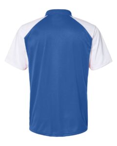 C2 Sport 5903 Men’s Sport Polo – Royal/ White (back)