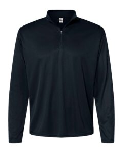 C2 Sport 5102 Men’s Quarter-Zip Pullover – Black