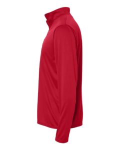 C2 Sport 5102 Men’s Quarter-Zip Pullover – Red (side)