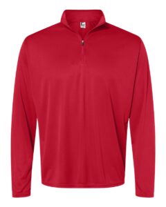 C2 Sport 5102 Men’s Quarter-Zip Pullover – Red