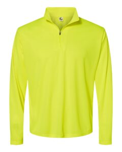 C2 Sport 5102 Men’s Quarter-Zip Pullover – Safety Yellow
