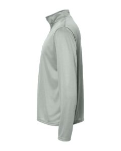 C2 Sport 5102 Men’s Quarter-Zip Pullover – Silver (side)