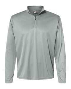 C2 Sport 5102 Men’s Quarter-Zip Pullover – Silver