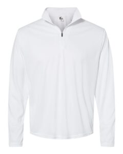C2 Sport 5102 Men’s Quarter-Zip Pullover – White