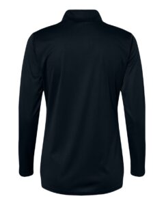C2 Sport 5602 Women’s Quarter-Zip Pullover – Black (back)