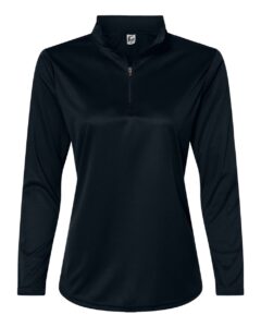 C2 Sport 5602 Women’s Quarter-Zip Pullover – Black