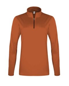 C2 Sport 5602 Women’s Quarter-Zip Pullover – Burnt Orange