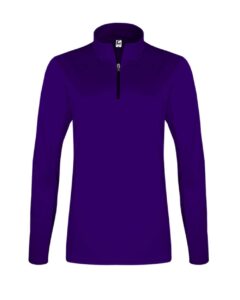 C2 Sport 5602 Women’s Quarter-Zip Pullover – Purple