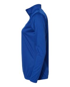 C2 Sport 5602 Women’s Quarter-Zip Pullover – Royal (side)