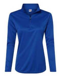 C2 Sport 5602 Women’s Quarter-Zip Pullover – Royal