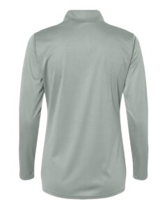 C2 Sport 5602 Women’s Quarter-Zip Pullover – Silver (back)