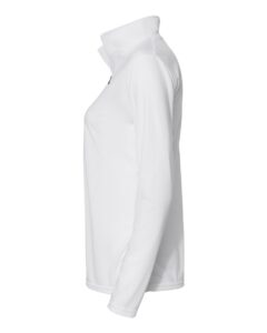 C2 Sport 5602 Women’s Quarter-Zip Pullover – White (side)