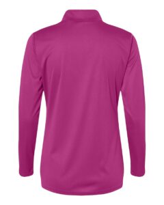 C2 Sport 5602 Women’s Quarter-Zip Pullover – Hot Pink (back)