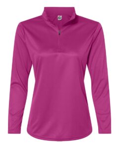 C2 Sport 5602 Women’s Quarter-Zip Pullover – Hot Pink