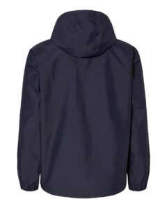 DRI DUCK 5335 Unisex Torrent Waterproof Hooded Jacket – Navy (back)