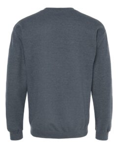 Gildan SF000 Unisex Softstyle® Midweight Crewneck Sweatshirt – Dark Heather (back)