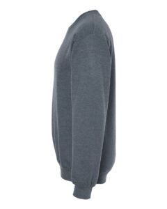 Gildan SF000 Unisex Softstyle® Midweight Crewneck Sweatshirt – Dark Heather (side)