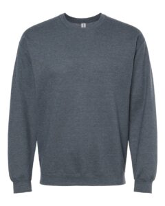 Gildan SF000 Unisex Softstyle® Midweight Crewneck Sweatshirt – Dark Heather