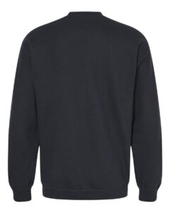 Gildan SF000 Unisex Softstyle® Midweight Crewneck Sweatshirt – Black (back)