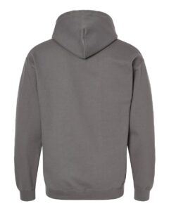 Gildan SF500 Unisex Softstyle® Midweight Hooded Sweatshirt – Charcoal (back)