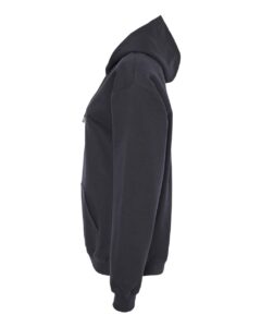 Gildan SF500 Unisex Softstyle® Midweight Hooded Sweatshirt – Black (side)