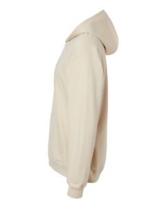 Gildan SF600 Unisex Softstyle® Midweight Full-Zip Hooded Sweatshirt – Sand (side)