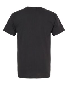 M&O 4800 Men’s Gold Soft Touch T-Shirt – Black (back)
