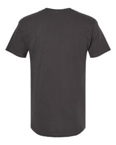 M&O 4800 Men’s Gold Soft Touch T-Shirt – Charcoal (back)